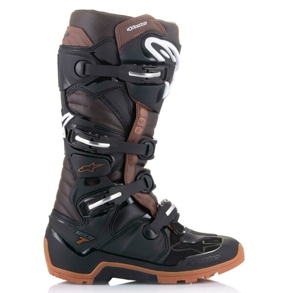 Cizme cross-enduro Alpinestars TECH 7 ENDURO 45.5 Negru/Argintiu/Verde, 7