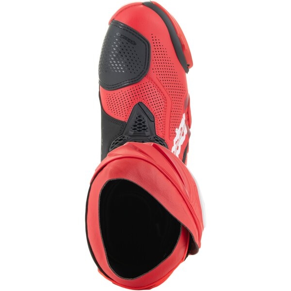 Cizme moto race ALPINESTARS SUPERTECH R VENTED 44 Negru/Alb/Rosu, 16