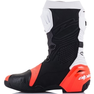Cizme moto race ALPINESTARS SUPERTECH R VENTED 44 Negru/Alb/Rosu, 8