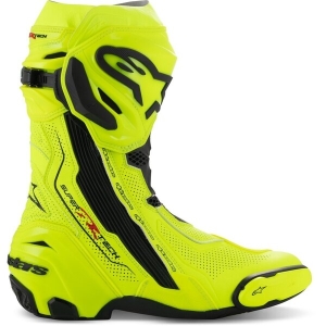 Cizme moto race ALPINESTARS SUPERTECH R VENTED 44 Negru/Alb/Rosu, 36