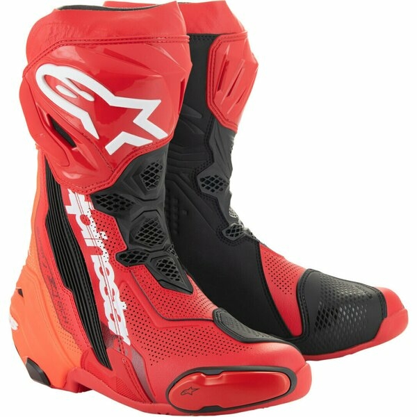Cizme moto race ALPINESTARS SUPERTECH R VENTED Negru 40, 2