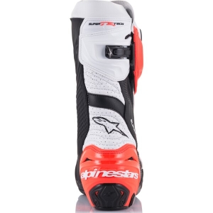 Cizme moto race ALPINESTARS SUPERTECH R VENTED 41 Negru/Rosu fluo/Rosu, 3