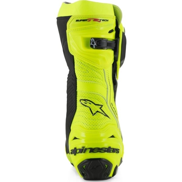 Cizme moto race ALPINESTARS SUPERTECH R VENTED 42 Negru/Rosu fluo/Rosu, 26