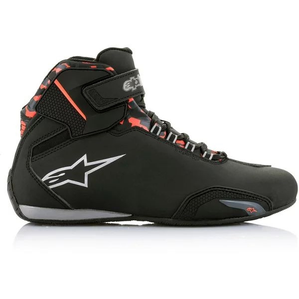 Ghete moto sport/touring Alpinestars SEKTOR RED WP Negru/Gri/Rosu 40.5, 5