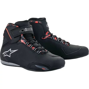 Ghete moto sport/touring Alpinestars SEKTOR RED WP Negru/Gri/Rosu 40.5, 13