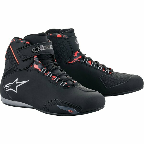 Ghete moto sport/touring Alpinestars SEKTOR RED WP Negru/Gri/Rosu 42.5, 2