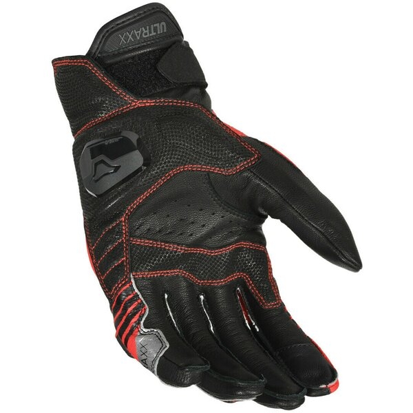 Manusi de piele MACNA ULTRAXX S Negru/Rosu, 4
