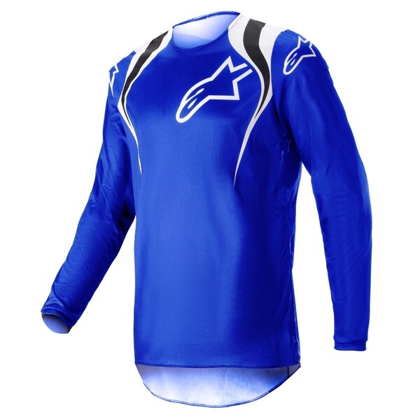 Tricou cross-enduro Alpinestars Fluid Narin S Negru/Alb/Rosu, 4