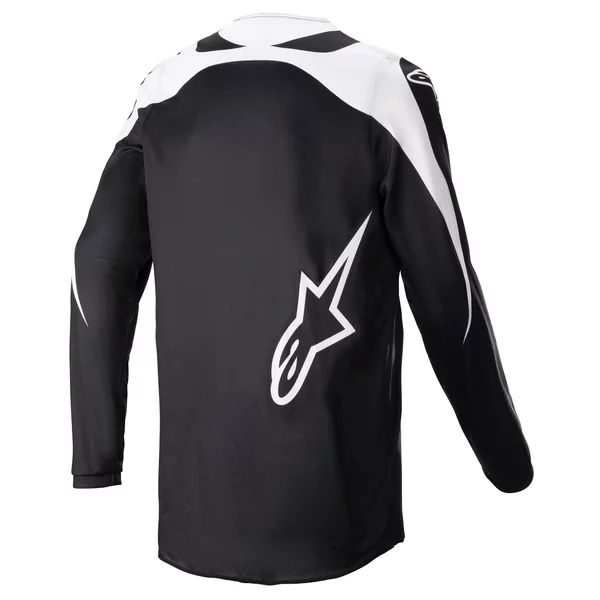 Tricou cross-enduro Alpinestars Fluid Narin M Negru/Alb, 10