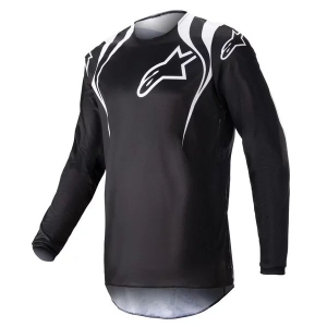 Tricou cross-enduro Alpinestars Fluid Narin M Negru/Alb, 4