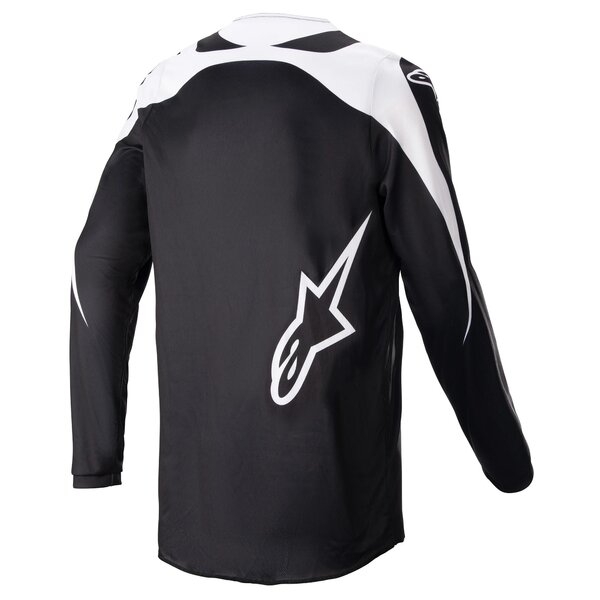Tricou cross-enduro Alpinestars Fluid Narin L Negru/Alb/Albastru, 5