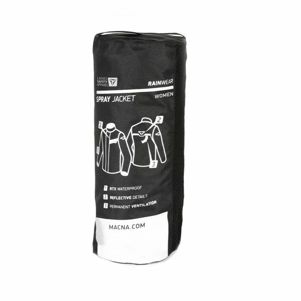 Geaca de ploaie dama MACNA SPRAY Negru L, 4