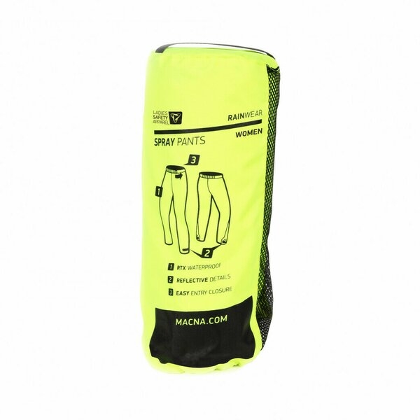 Pantaloni de ploaie dama MACNA SPRAY XS Galben fluo, 3