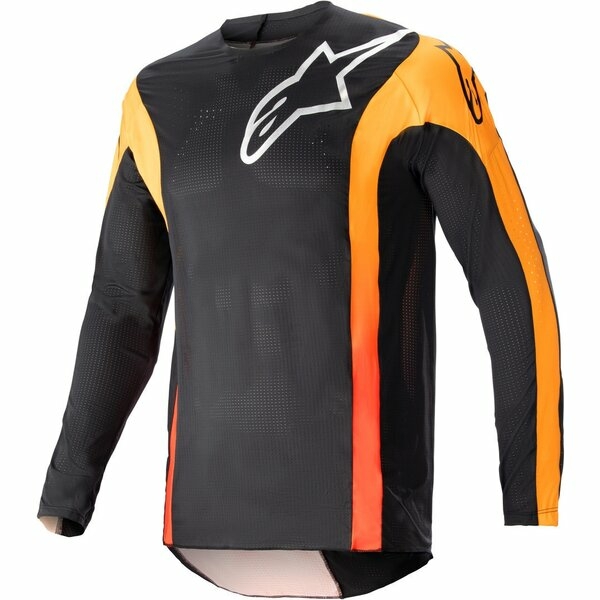 Tricou cross-enduro ALPINESTARS TECHSTAR SEIN 2023 XXL Negru/Portocaliu, 2
