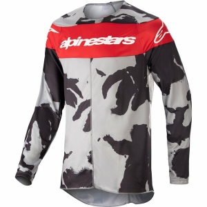 Tricou cross-enduro ALPINESTARS RACER TACTICAL S Negru/Camo/Rosu