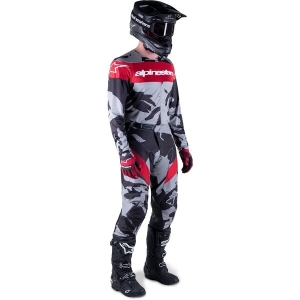 Tricou cross-enduro ALPINESTARS RACER TACTICAL L Negru/Camo/Rosu, 3
