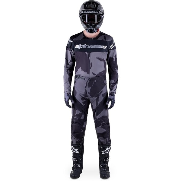 Tricou cross-enduro ALPINESTARS RACER TACTICAL XL Negru/Camo/Galben Fluo, 3