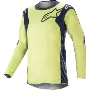 Tricou cross-enduro ALPINESTARS RACER HOEN 2023 S Gri/Portocaliu, 5