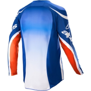 Tricou cross-enduro ALPINESTARS RACER SEMI 2023 L Albastru/Alb, 3