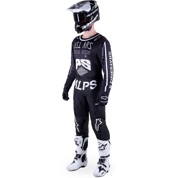 Tricou cross-enduro ALPINESTARS RACER FOUND 2023 S Alb, 9