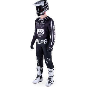 Tricou cross-enduro ALPINESTARS RACER FOUND 2023 L Alb, 5