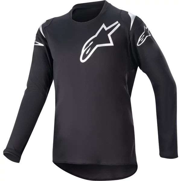Tricou cross-enduro ALPINESTARS RACER GRAPHITE Negru S, 3