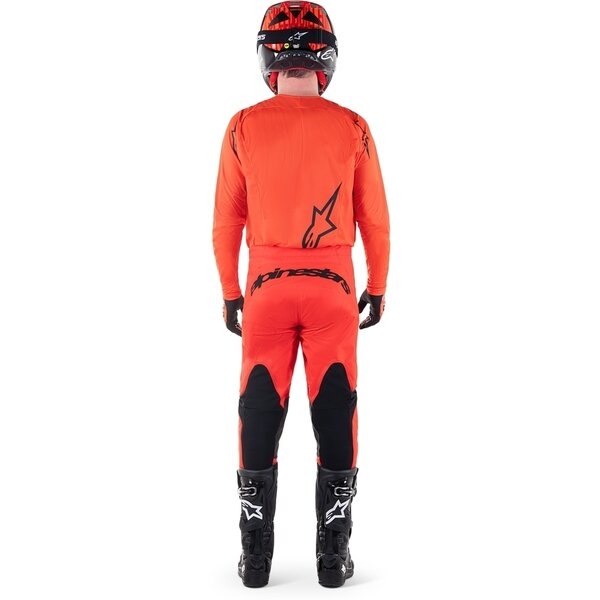 Tricou cross-enduro ALPINESTARS FLUID LURV Alb/Negru XXL, 4