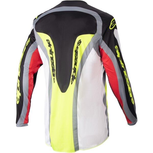 Tricou cross-enduro ALPINESTARS FLUID AGENT 2023 S Albastru/Portocaliu, 5