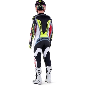 Tricou cross-enduro ALPINESTARS FLUID AGENT 2023 S Albastru/Portocaliu, 7