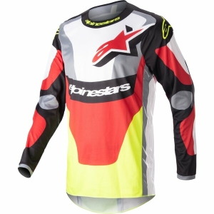 Tricou cross-enduro ALPINESTARS FLUID AGENT 2023 XL Albastru/Portocaliu