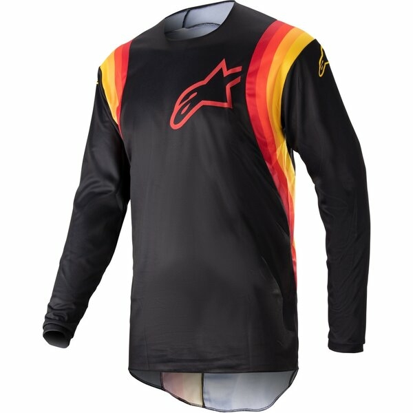 Tricou cross-enduro ALPINESTARS FLUID CORSA M Negru/Rosu, 2