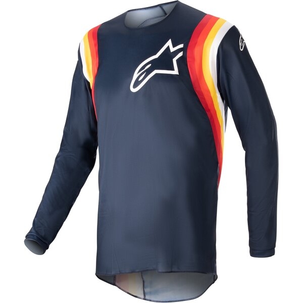 Tricou cross-enduro ALPINESTARS FLUID CORSA L Negru/Rosu, 3