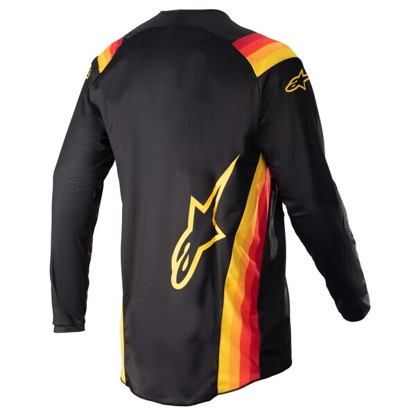 Tricou cross-enduro ALPINESTARS FLUID CORSA L Negru/Rosu, 4