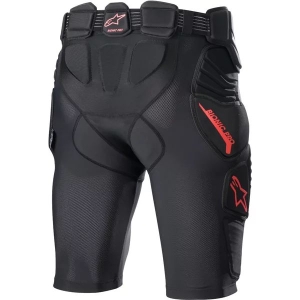 Pantaloni scurti cu protectii ALPINESTARS BIONIC PRO S Negru/Rosu, 6
