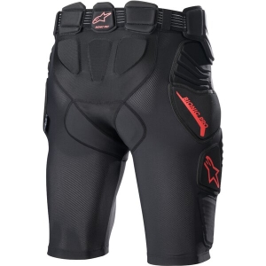 Pantaloni scurti cu protectii ALPINESTARS BIONIC PRO M Negru/Rosu, 4