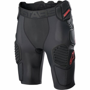 Pantaloni scurti cu protectii ALPINESTARS BIONIC PRO XXL Negru/Rosu, 2