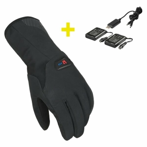 Manusi electrice cu incalzire MACNA SPARK KIT XL Negru/Galben fluo