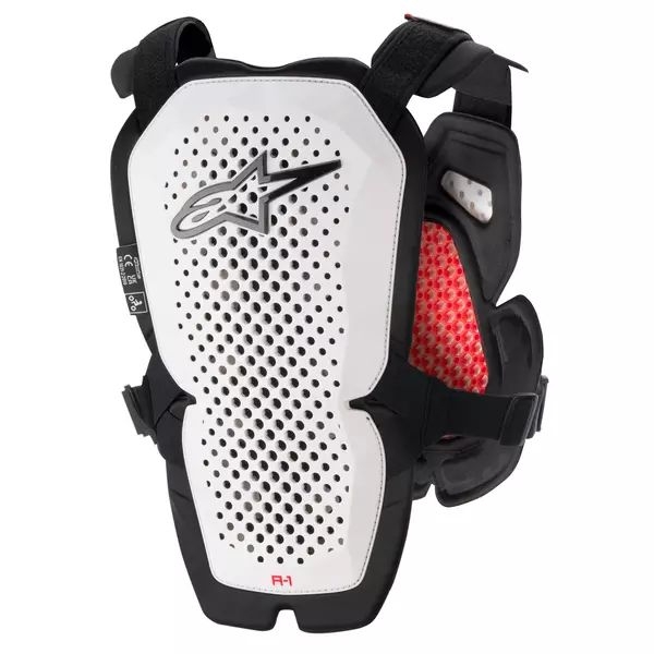Armura piept si spate ALPINESTARS A-1 PRO Alb/Negru/Rosu M/L, 7