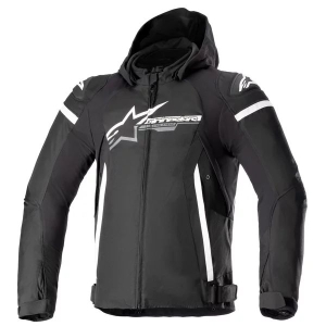 Geaca textil impermeabila ALPINESTARS ZACA S Negru/Alb, 10