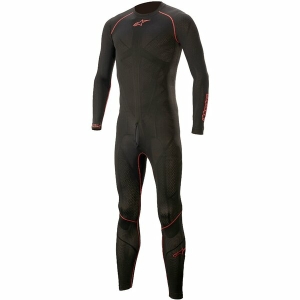 Costum de compresie ALPINESTARS RIDE TECH LITE 1PC UNDERSUIT Negru/Rosu M/L