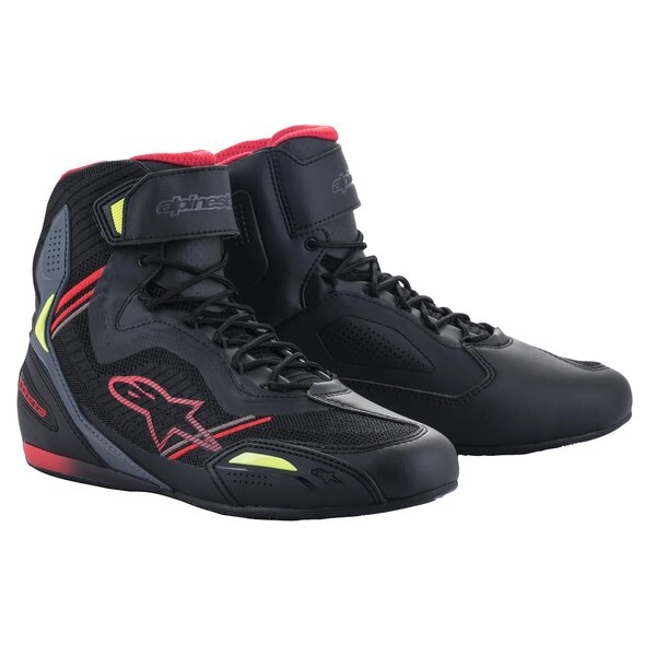 Ghete moto sport touring Alpinestars Faster-3 RIDEKNIT 40 Negru/Gri inchis, 6