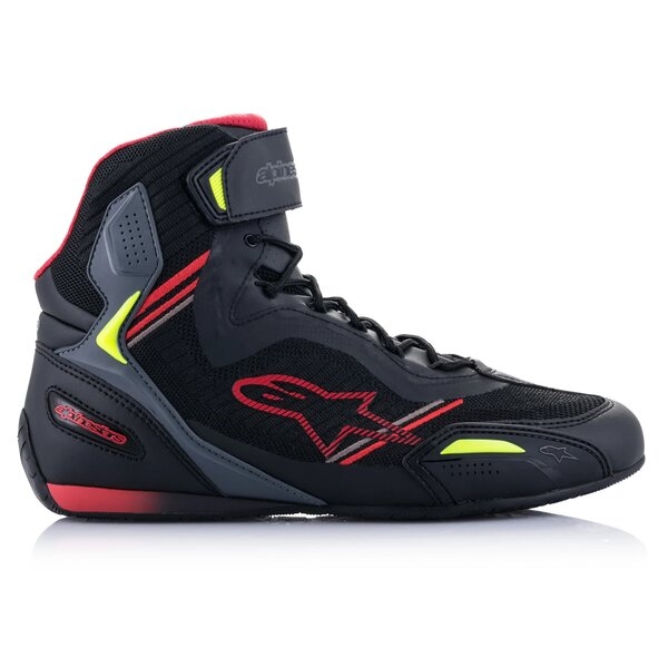 Ghete moto sport touring Alpinestars Faster-3 RIDEKNIT 40 Negru/Gri inchis, 11