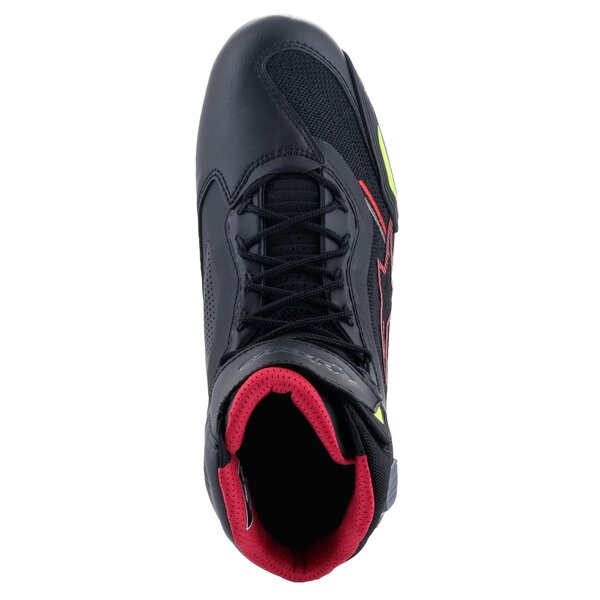 Ghete moto sport touring Alpinestars Faster-3 RIDEKNIT 45.5 Negru/Gri inchis/Rosu fluo, 6