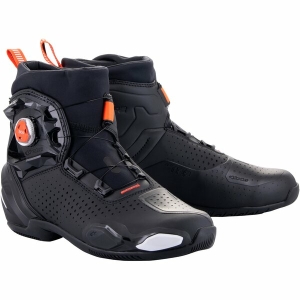 Ghete moto sport ALPINESTARS SP-2 46 Negru/Alb/Rosu fluo