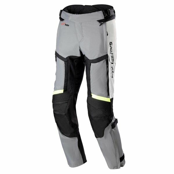 Pantaloni textil impermeabili ALPINESTARS BOGOTA PRO DRYSTAR 4 SEASONS L Negru/Gri/Galben, 2