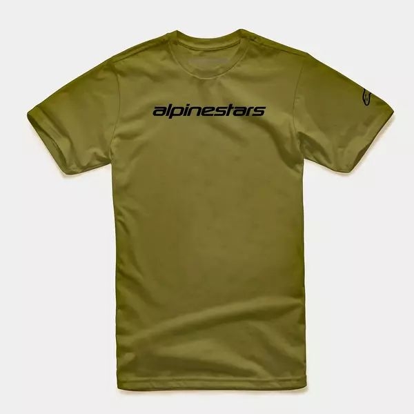 Tricou ALPINESTARS LINEAR WORDMARK S Navy/Crem, 6