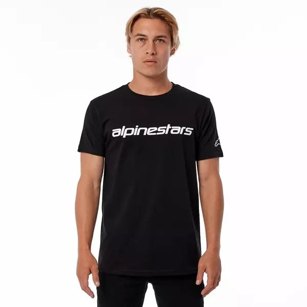 Tricou ALPINESTARS LINEAR WORDMARK S Navy/Crem, 13