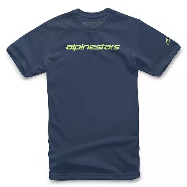 Tricou ALPINESTARS LINEAR WORDMARK S Navy/Crem, 21