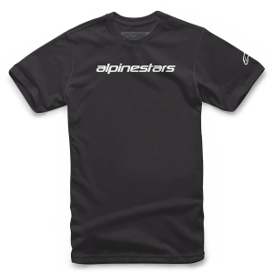 Tricou ALPINESTARS LINEAR WORDMARK L Negru/Galben, 3