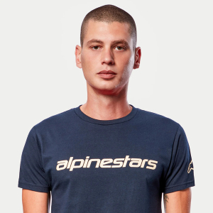 Tricou ALPINESTARS LINEAR WORDMARK L Negru/Rosu, 13